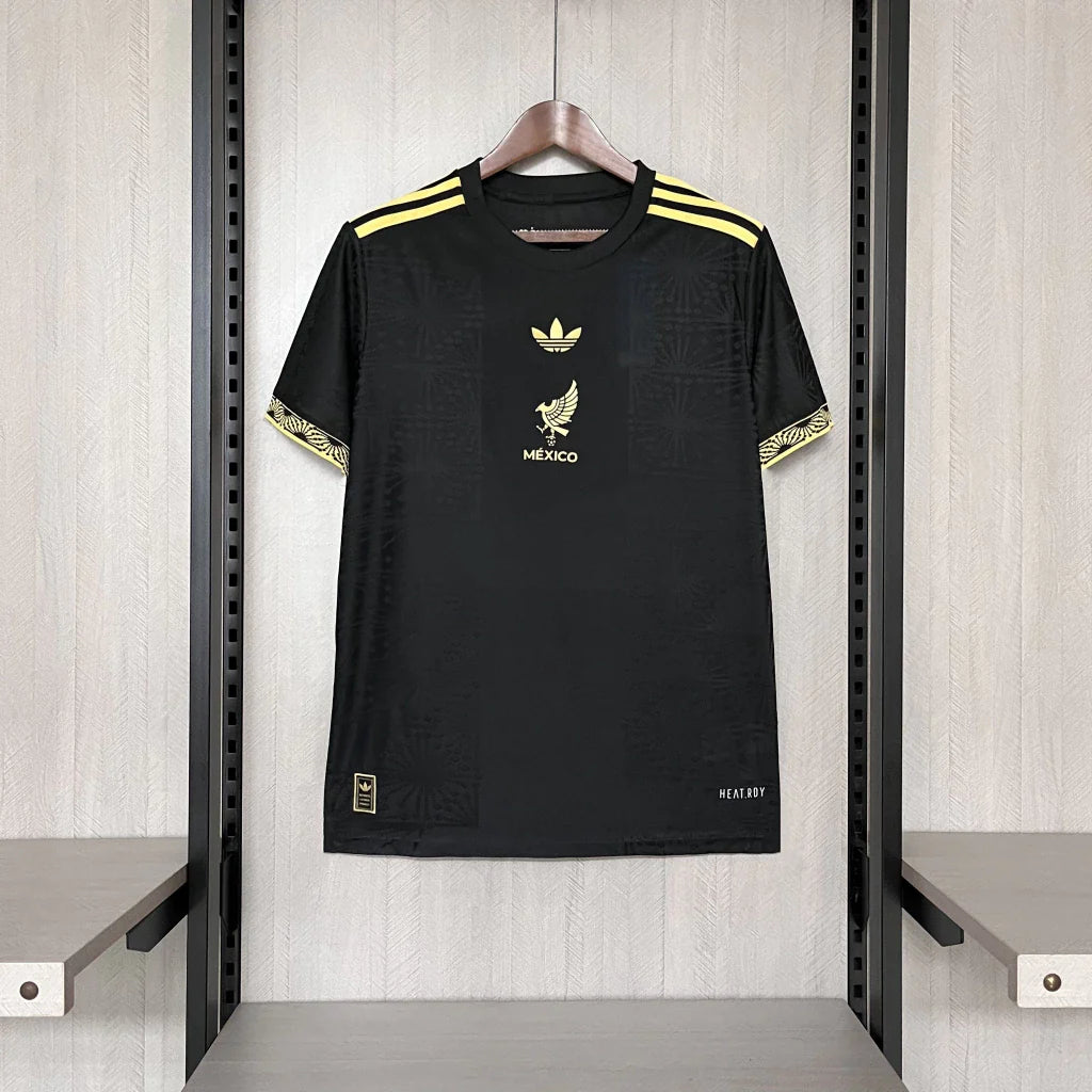 Camisa México Home I 2025/26 Adidas Torcedor Masculina - Preta