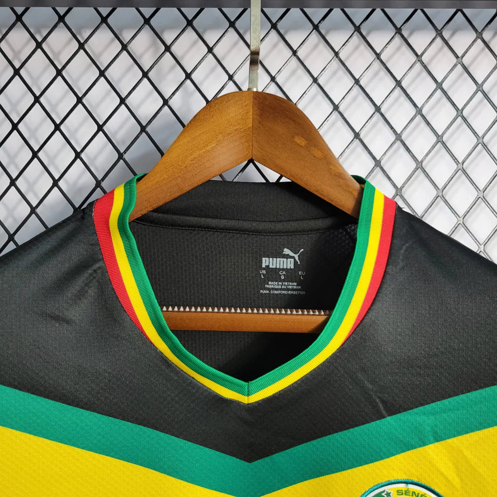 Camisa Senegal Third III 2022/23 Puma Torcedor Masculina - Preta