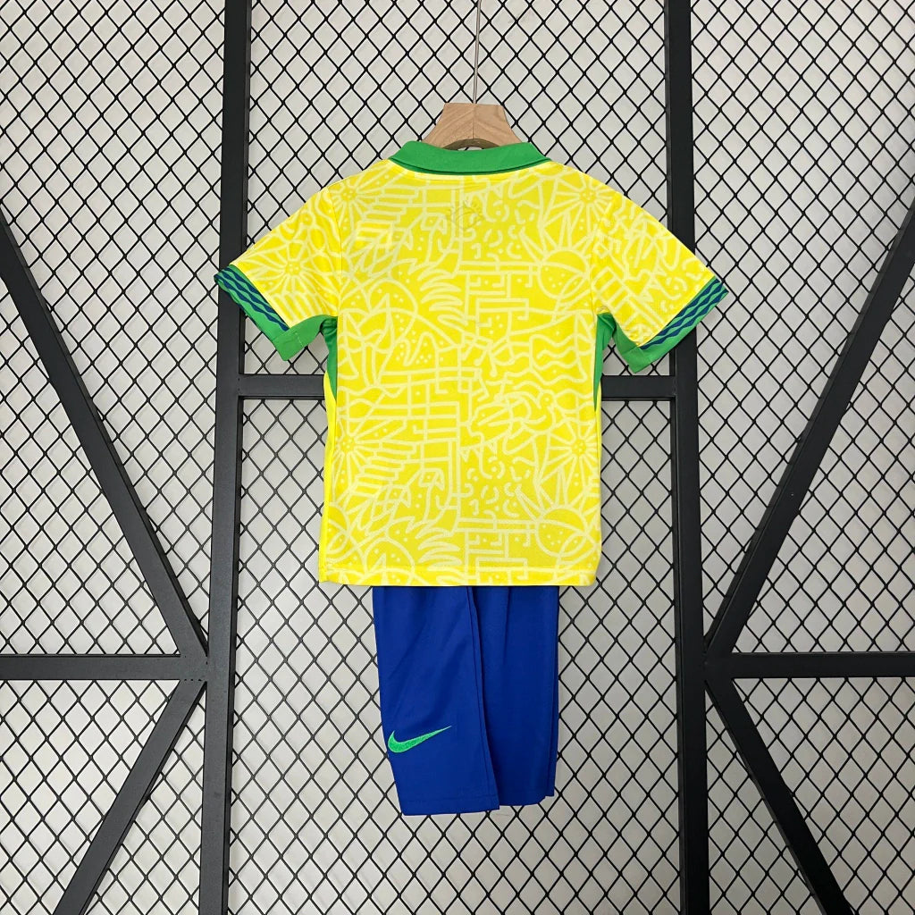 Kit Infantil Brasil Home (1) 2024/25 Nike