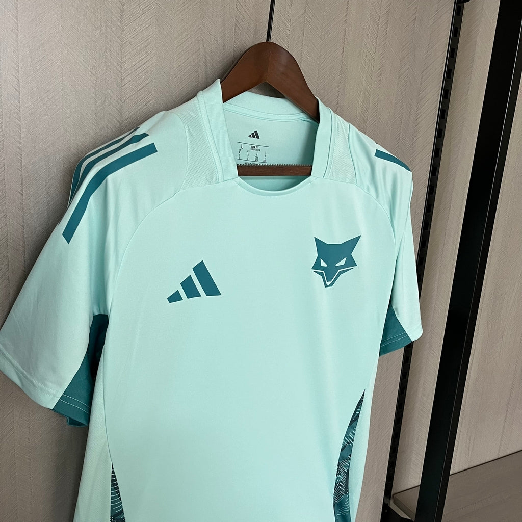Camisa Cruzeiro 25/26 Treino Adidas torcedor Masculina - Azul turquesa