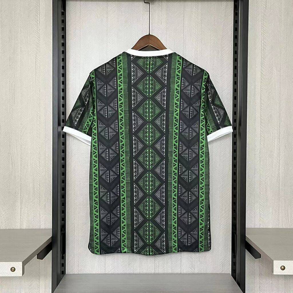 Camisa Nigéria Concept 2024/25 Nike Torcedor Masculina - Preta e Verde