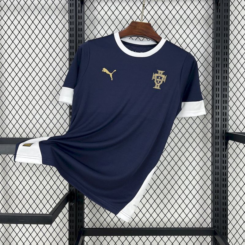 Camisa Portugal 25/26 Treino Torcedor Masculina azul/branco