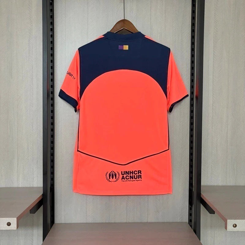 Camisa Barcelona third III 2025/26 Nike Torcedor Masculina - Laranja