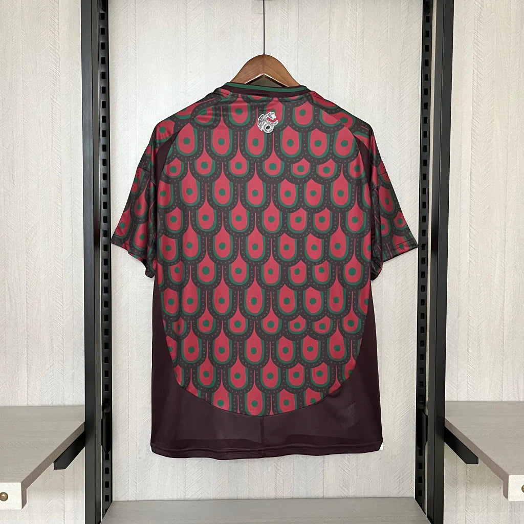 Camisa México Home I 2024/25 Adidas Torcedor Masculina - Grená