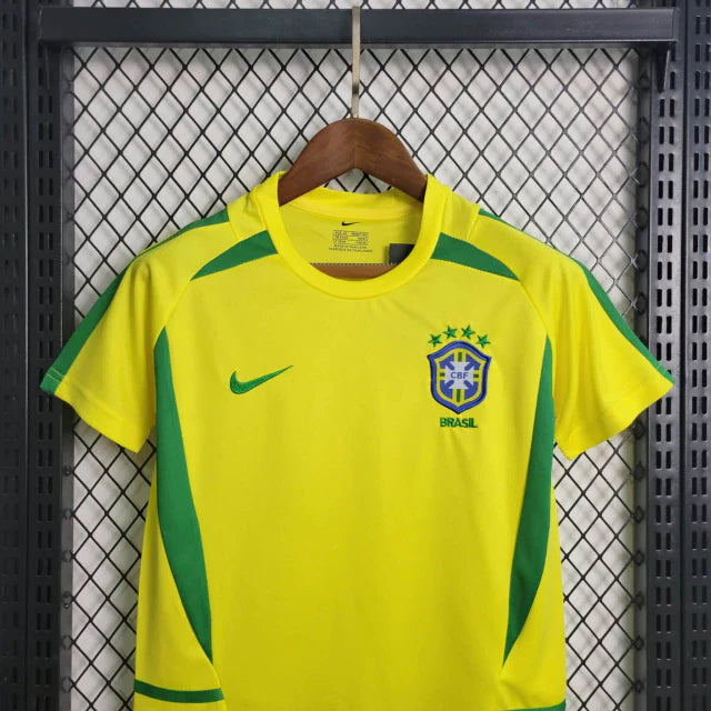 Kit Infantil Brasil Home (1) 2002 Nike Retrô
