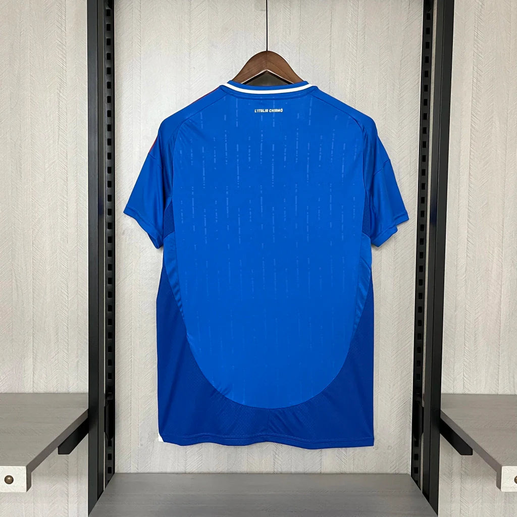 Camisa Itália Home I 2024/25 Adidas Torcedor Masculina - Azul