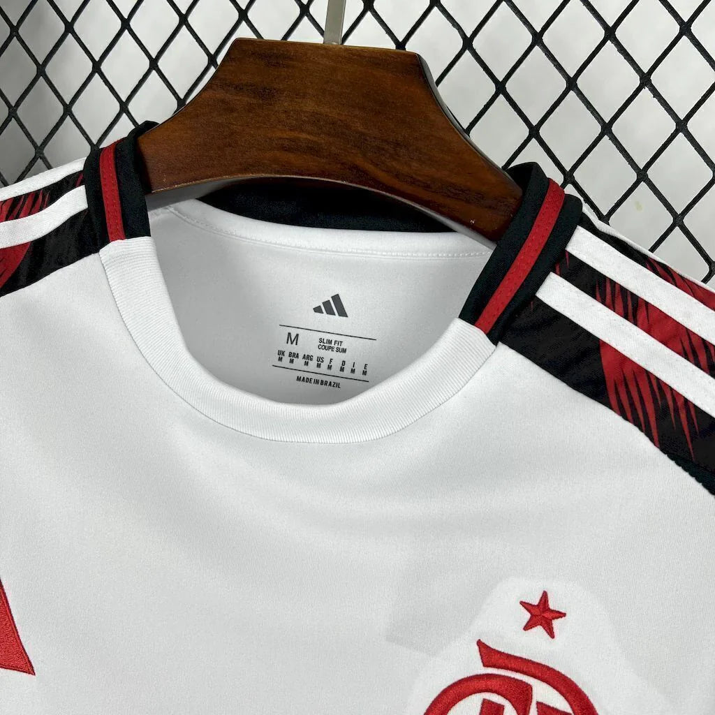 Camisa Flamengo Away (2) 2025/26 Adidas Torcedor Masculina - branca