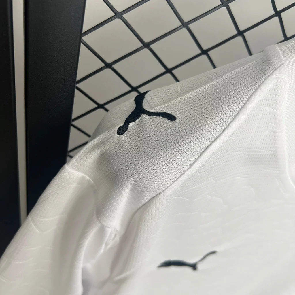 Camisa Valencia Home I 2025/26 Puma Torcedor Masculina - Branca