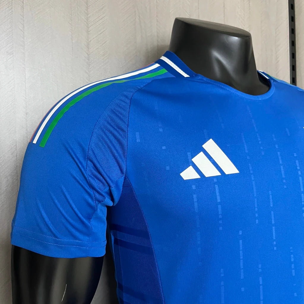 Camisa Itália Home I 2024/25 Adidas jogador Masculina - Azul