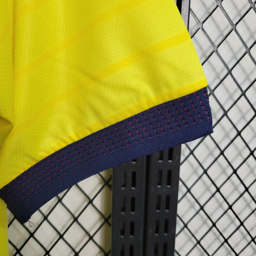 Camisa Equador Home I 2023/24 Torcedor Masculina - Amarela