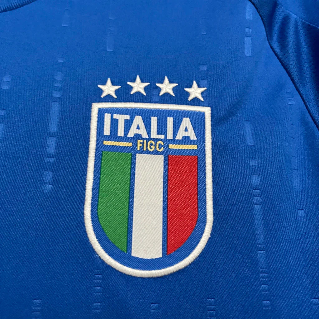 Camisa Itália Home I 2024/25 Adidas Torcedor Masculina - Azul