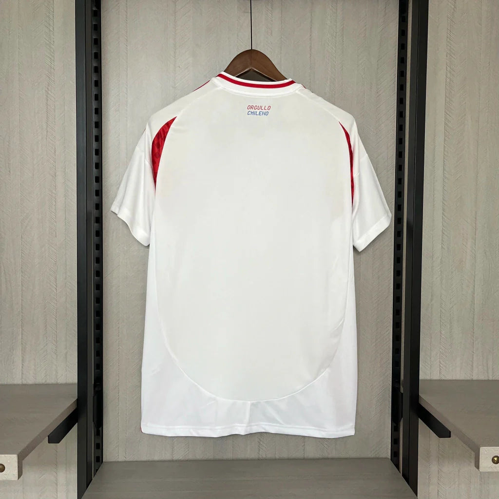 Camisa Chile Away II 2024/25 Adidas Torcedor Masculina - Branca