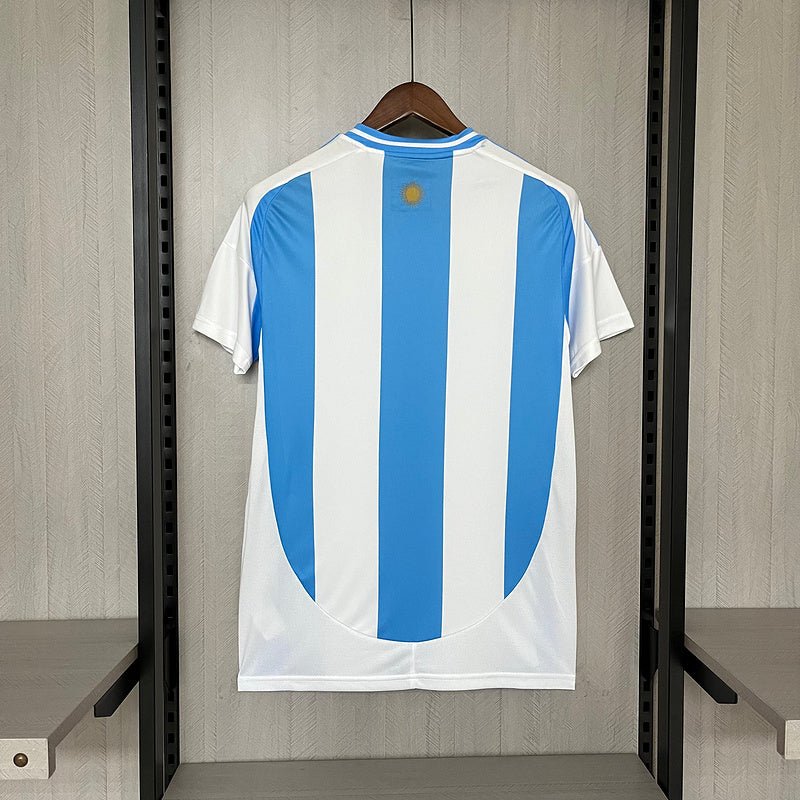 Camisa Argentina Home I 2024/25 Adidas Torcedor Masculina - patch campeão