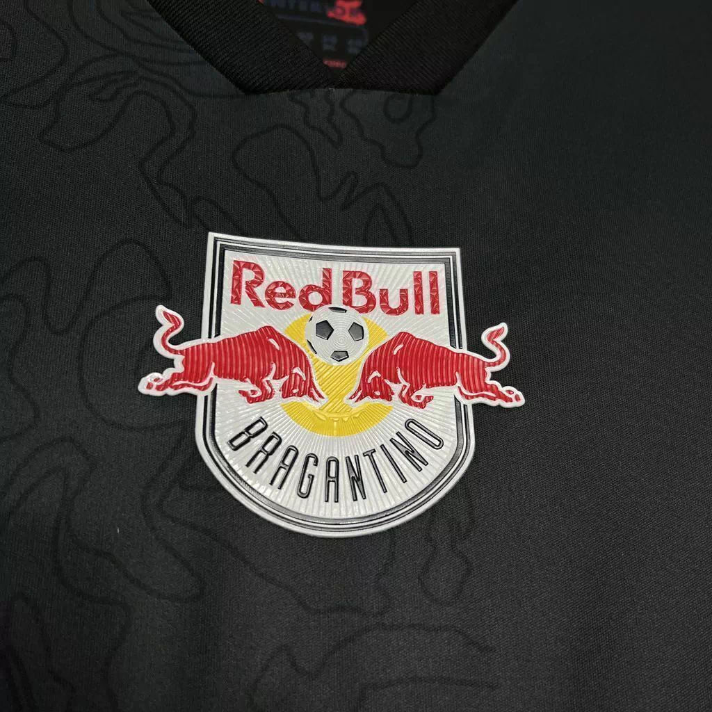 Camisa RB Bragantino Away II 2024/25 Torcedor Masculina Preta