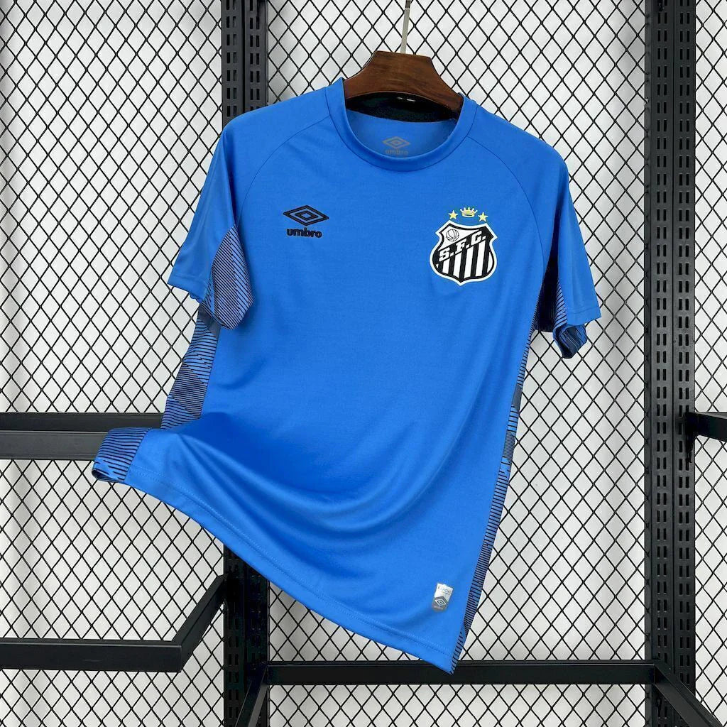 Camisa Santos Goleiro 2025/26 umbro Torcedor Masculina Azul