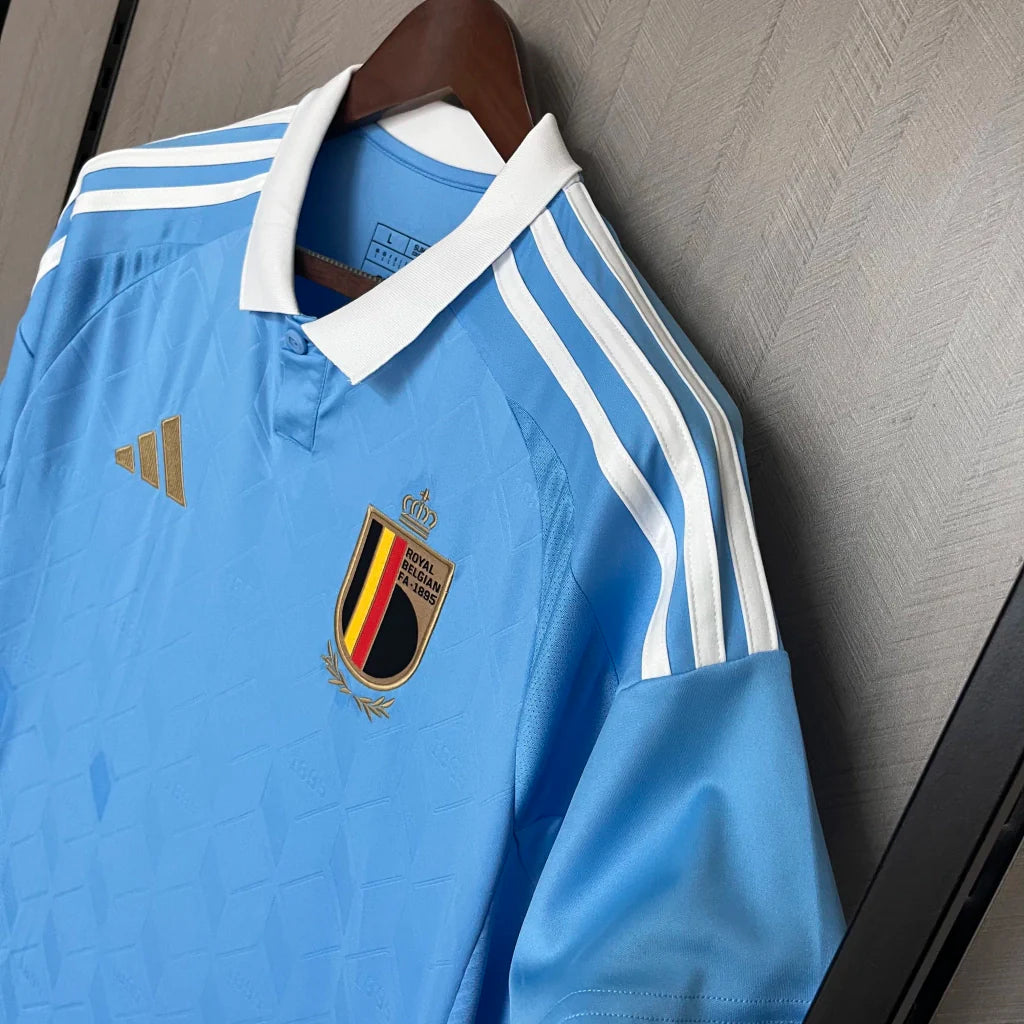 Camisa Bélgica Away II 2024/25 Adidas Torcedor Masculina - Azul
