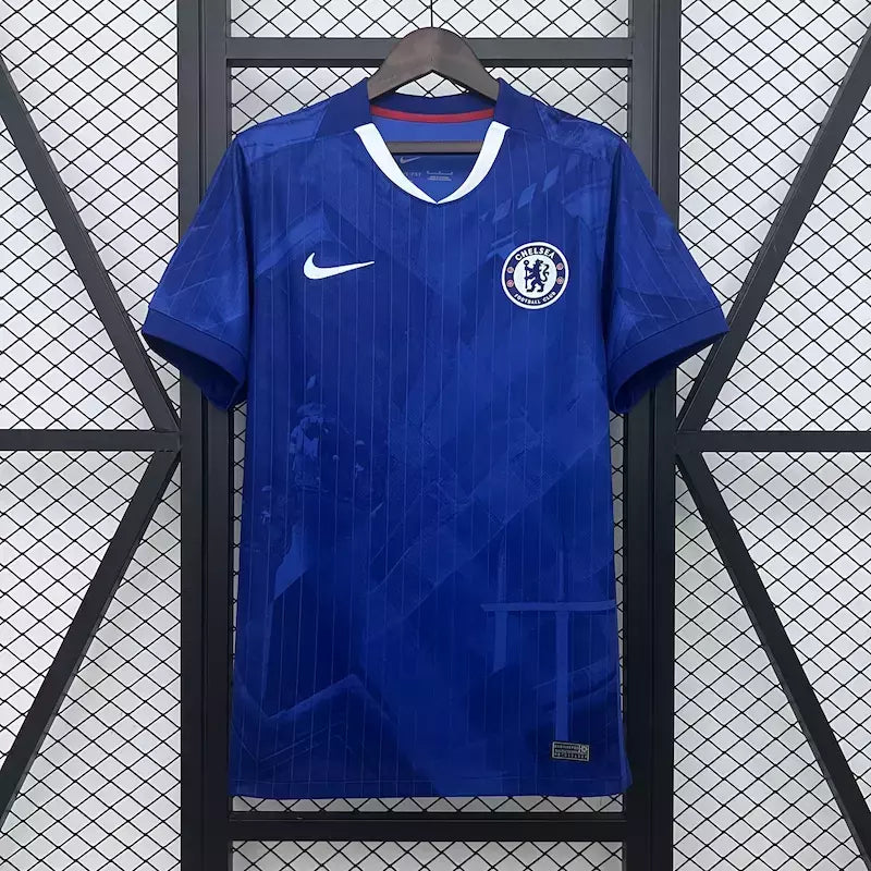Camisa Chelsea I Home 2025/26 Torcedor Nike Masculina - Azul