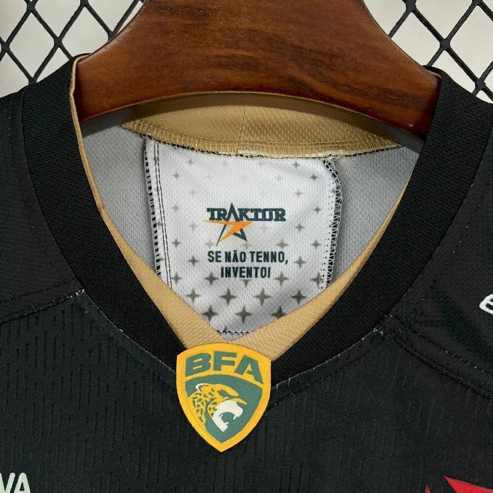 Camisa Vasco 'Almirantes' 2025/26 Traktor Torcedor Masculina - Preta
