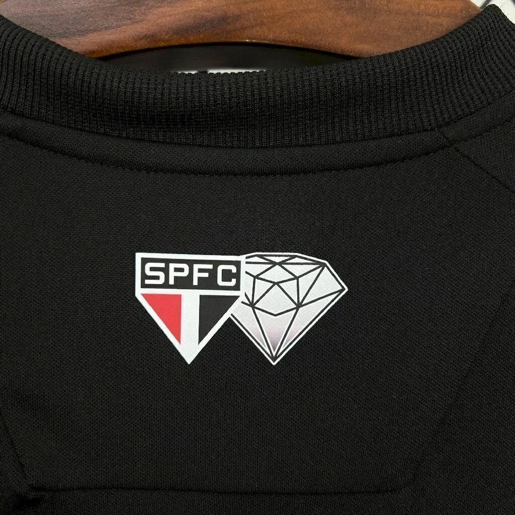 Camisa São Paulo Leônidas da Silva 2024/25 Torcedor Masculina - Preto