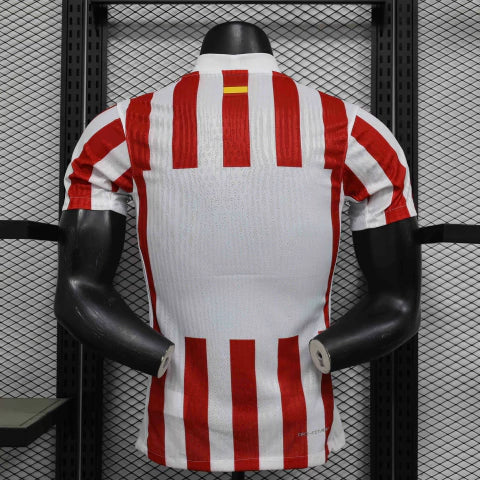 Camisa Atlético de Madrid Home I 2025/26 Nike Jogador Masculina - Vermelha e Branca