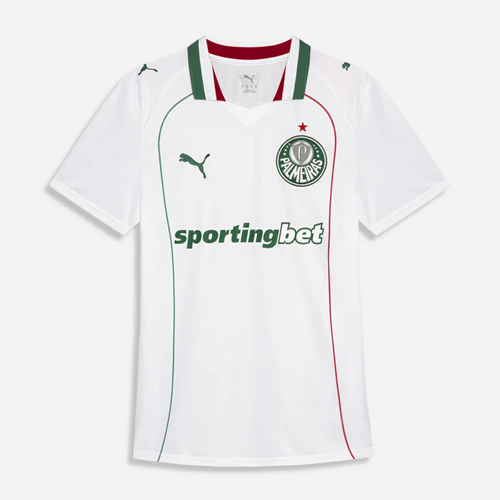 Camisa Palmeiras Away II 2026/27 Puma Torcedor Masculina - Branca