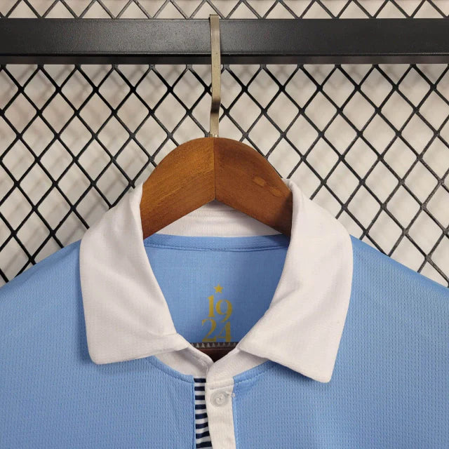 Camisa Uruguai Home I "Pré-Olimpico" 2024/25 Torcedor Masculina - Azul