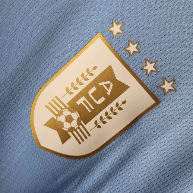 Camisa Uruguai Home I "Pré-Olimpico" 2024/25 Torcedor Masculina - Azul