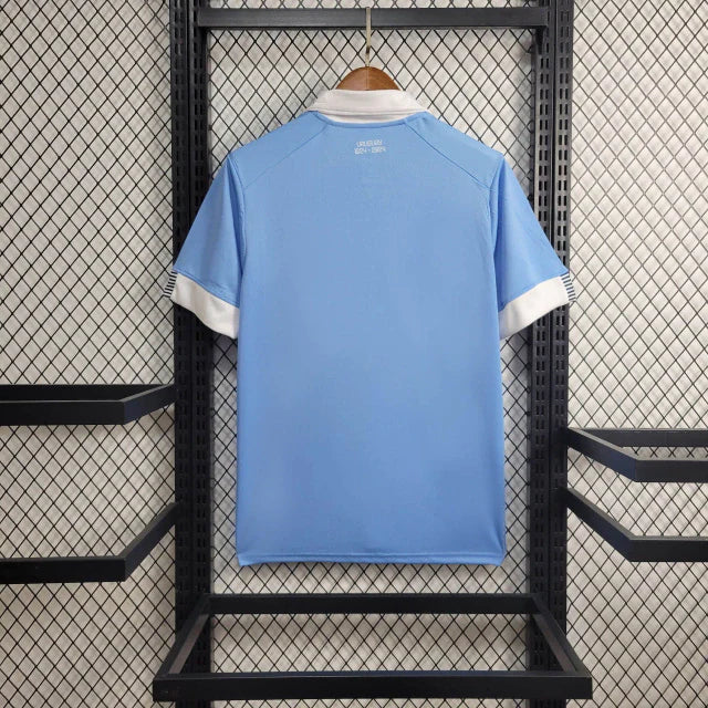 Camisa Uruguai Home I "Pré-Olimpico" 2024/25 Torcedor Masculina - Azul