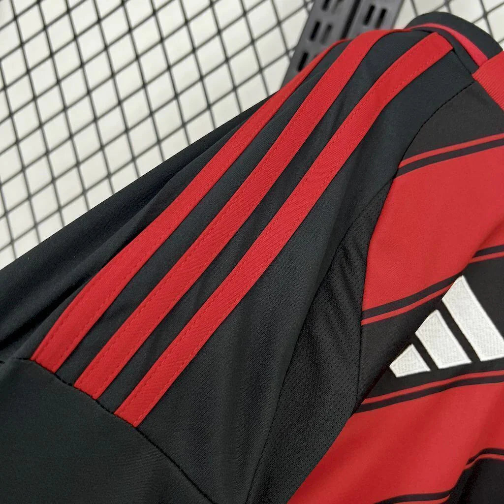Camisa Flamengo Home I 2025/26 Adidas Torcedor Manga Longa Masculina
