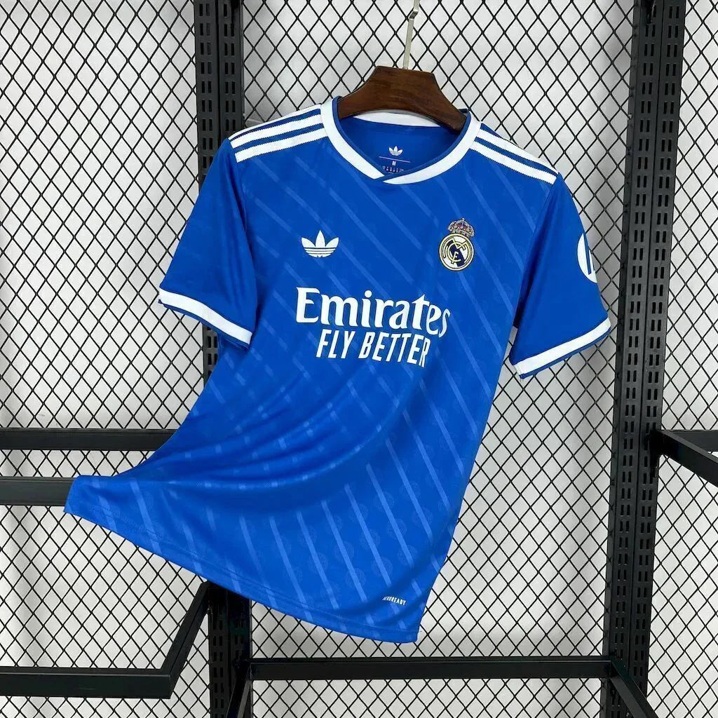 Camisa Real Madrid Third III 2025/26 Adidas Torcedor Masculina - Azul
