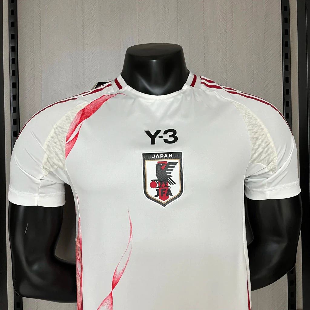 Camisa Japão Away II 2024/25 Y-3 Jogador Masculina - Branca