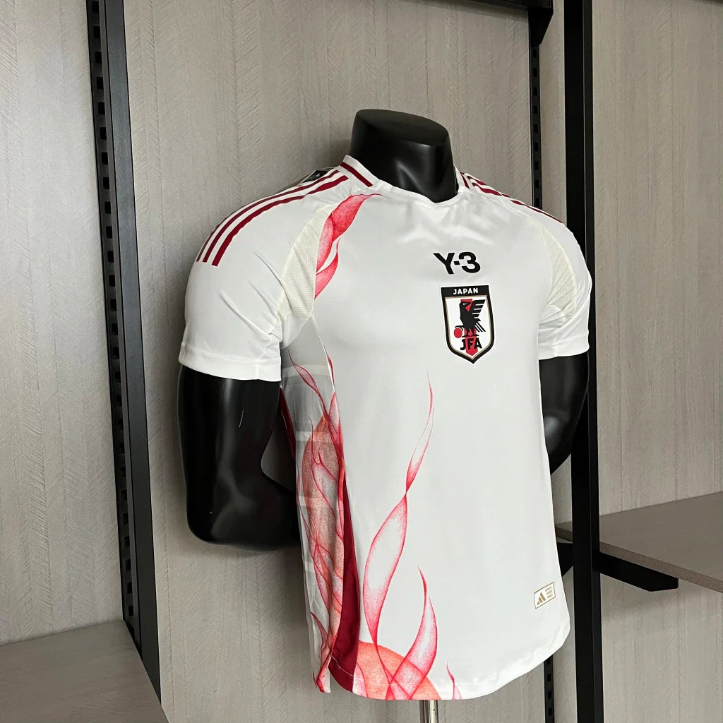 Camisa Japão Away II 2024/25 Y-3 Jogador Masculina - Branca