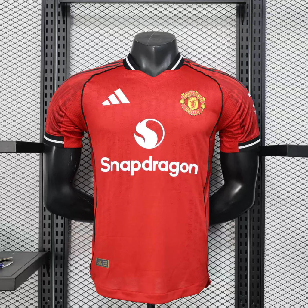Camisa Manchester United Home I 2025/26 Adidas Jogador Masculina - Vermelha