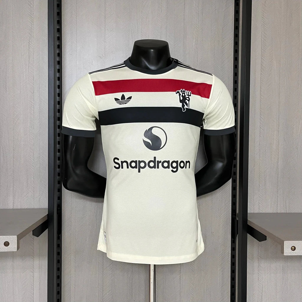 Camisa Manchester United Third III 2024/25 Adidas Jogador Masculina - Branca