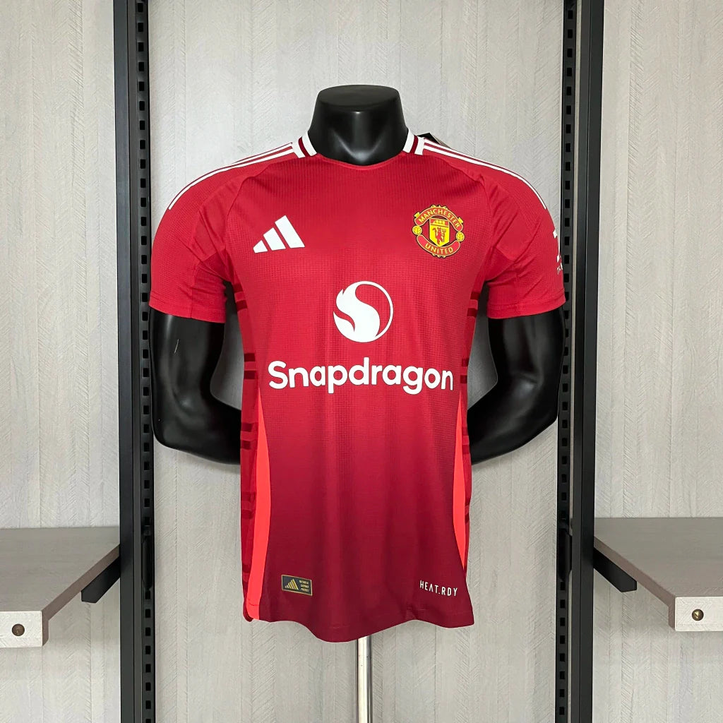 Camisa Manchester United Home I 2024/25 Adidas Jogador Masculina- Vermelha