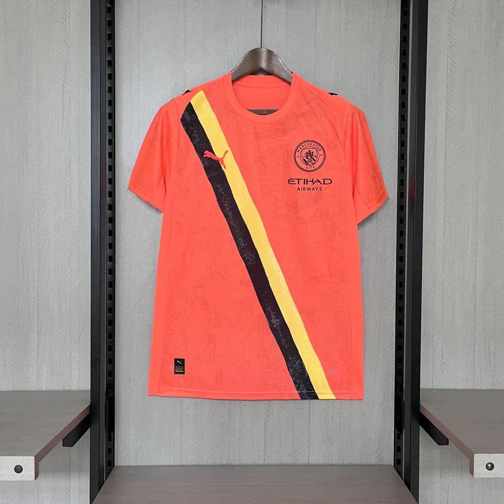 Camisa Manchester City Kidsuper Mundial 2025/26 Puma Torcedor Masculina- Laranja
