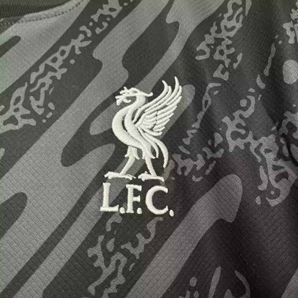 Camisa Liverpool Goleiro 2024/25 Nike Torcedor Masculina - Preta