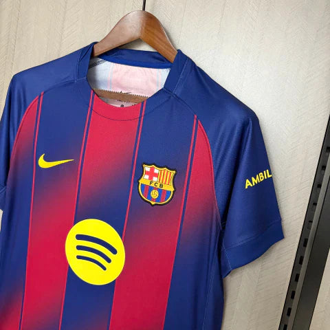 Camisa Barcelona Home I 2025/26 Nike Torcedor Masculina - Azul