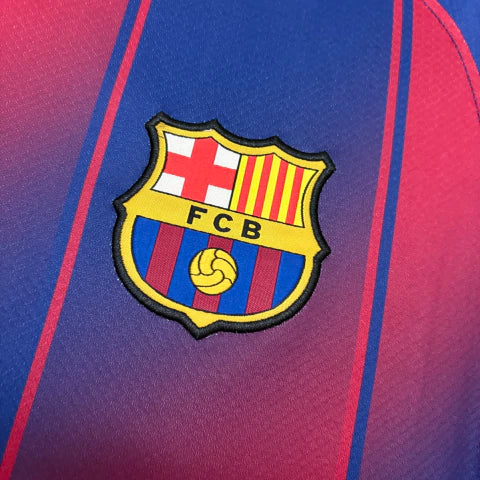 Camisa Barcelona Home I 2025/26 Nike Torcedor Masculina - Azul
