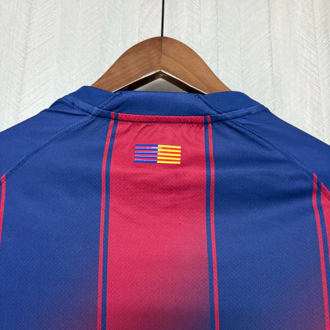 Camisa Barcelona Home I 2025/26 Nike Torcedor Masculina - Azul
