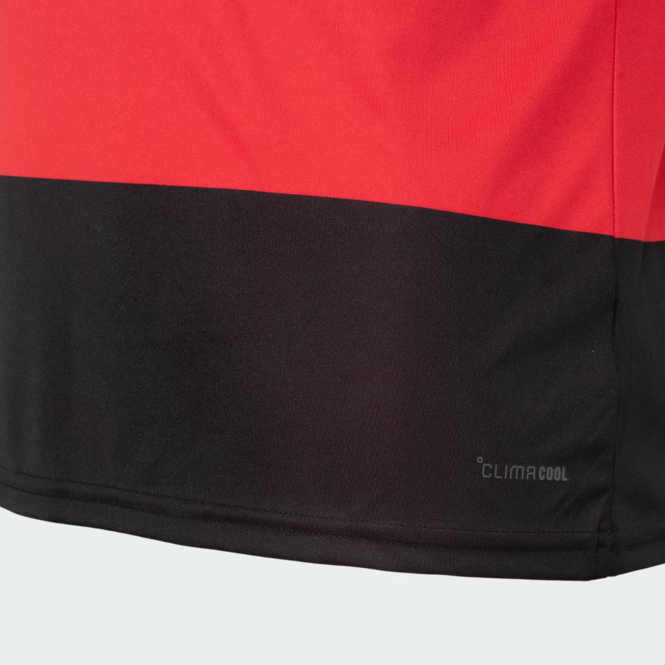 Camisa Flamengo Home I 2026/27 Adidas Torcedor Masculina - Vermelho/Preto