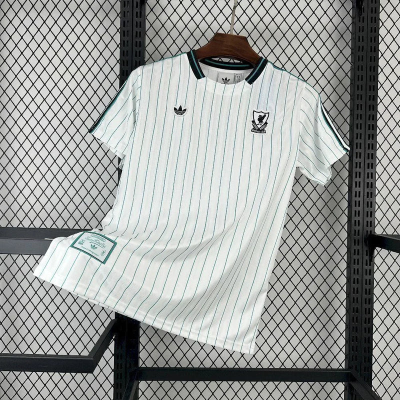Camisa Liverpool "Viagem" 2025/26 Adidas Torcedor Masculina - Branca