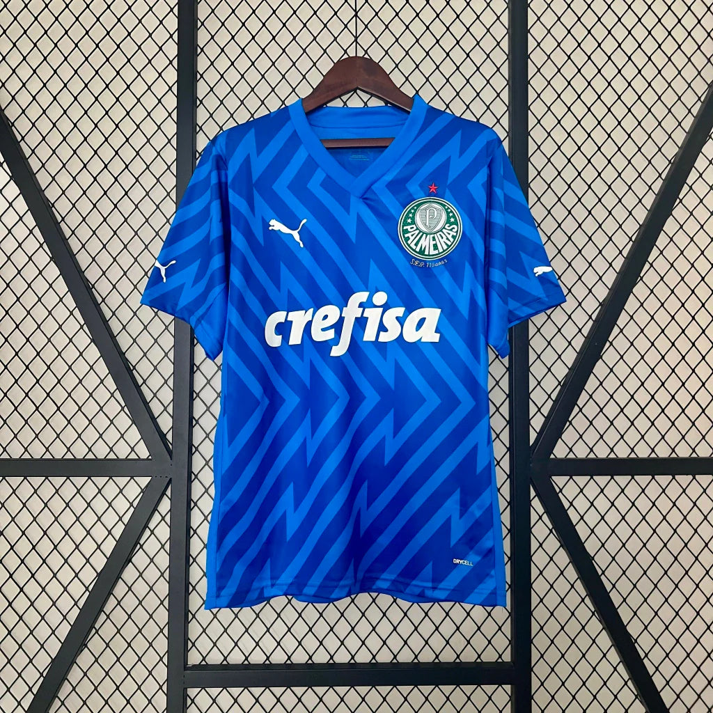 Camisa Palmeiras Goleiro Home I 2024/25 Puma Torcedor Masculina - Azul