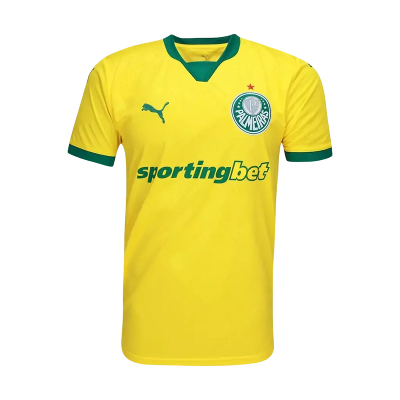 Camisa Palmeiras Third III 2025/26 Puma Torcedor Masculina - Amarela
