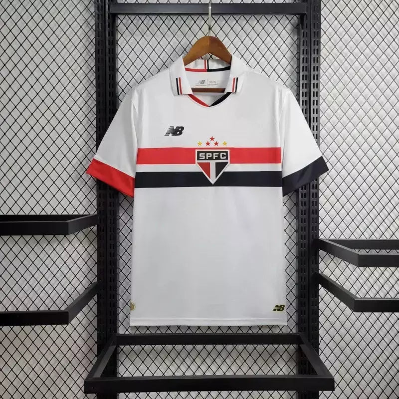 Camisa São Paulo Home I 2024/25  New Balance Torcedor Masculina
