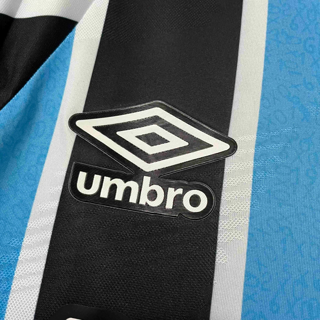 Camisa Grêmio Home I 2024/25 Manga Longa Umbro Torcedor Masculina