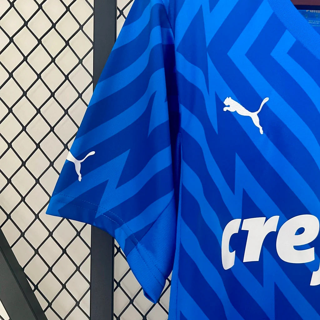 Camisa Palmeiras Goleiro Home I 2024/25 Puma Torcedor Masculina - Azul