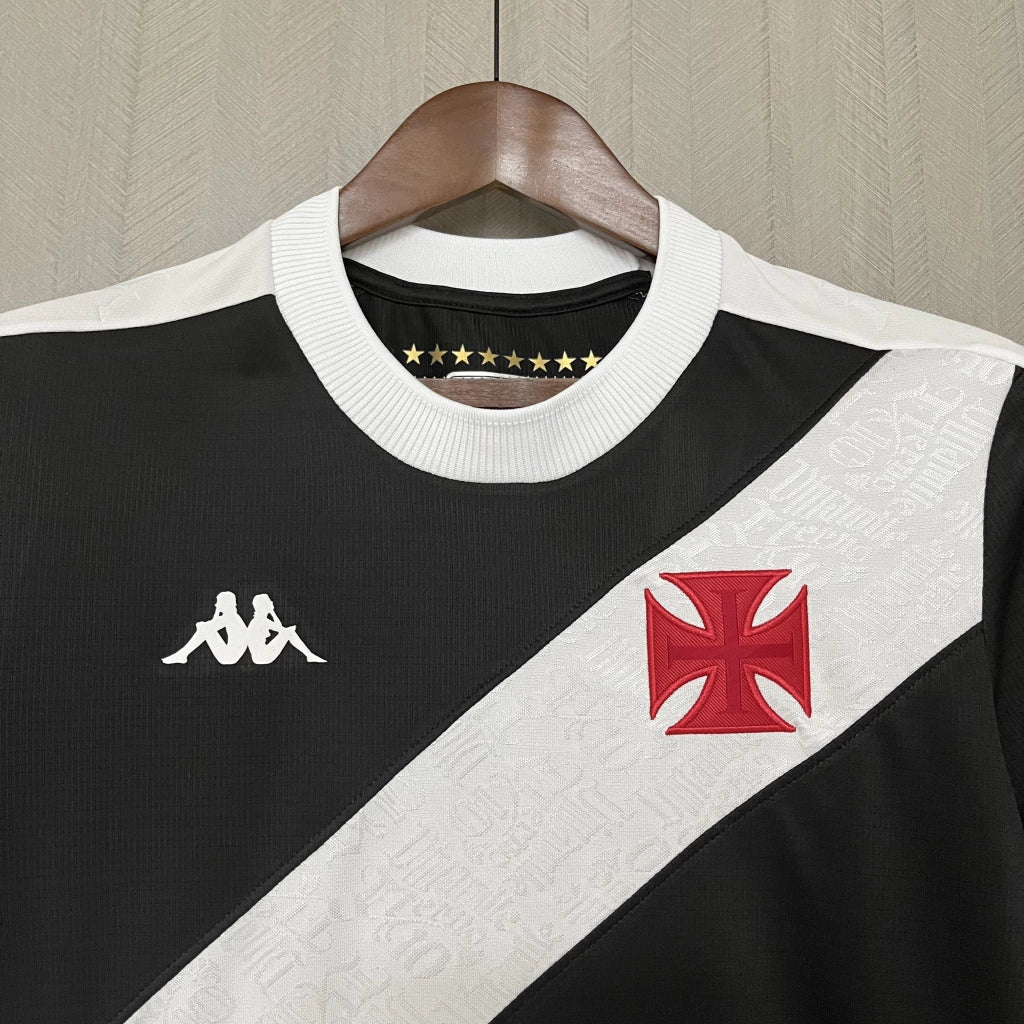 Camisa Vasco da Gama Home I 2024/25 Kappa Torcedora Feminina