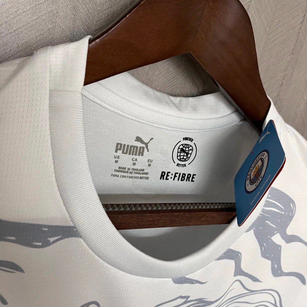 Camisa Manchester City Edição Especial 24/25 Torcedor Puma Masculina - Cinza