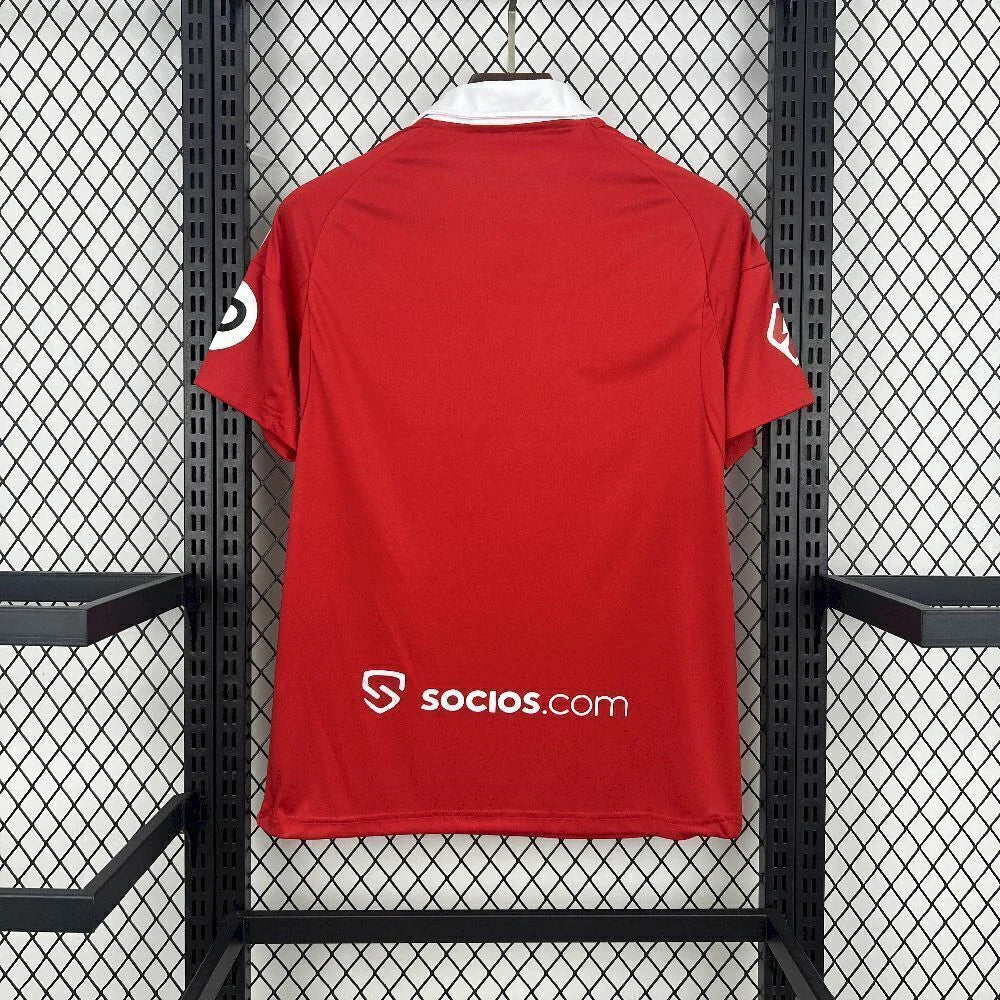 Camisa Sevilla Away II 2025/26 Adidas Torcedor Masculina - Vermelha